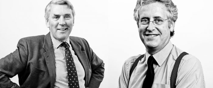 Portrait photography of business partners by Colin Hawkins