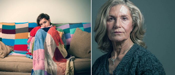 Women recovering -healthcare advertising photography by Colin Hawkins