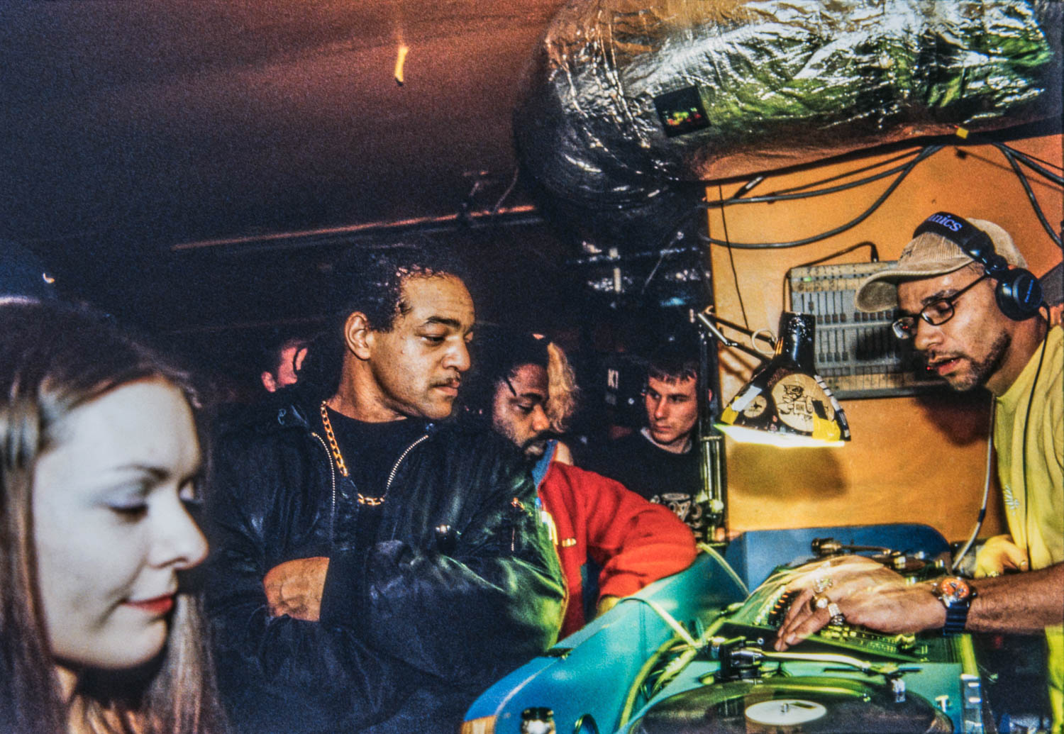 Goldie Dj at drum & bass night in London 1990's