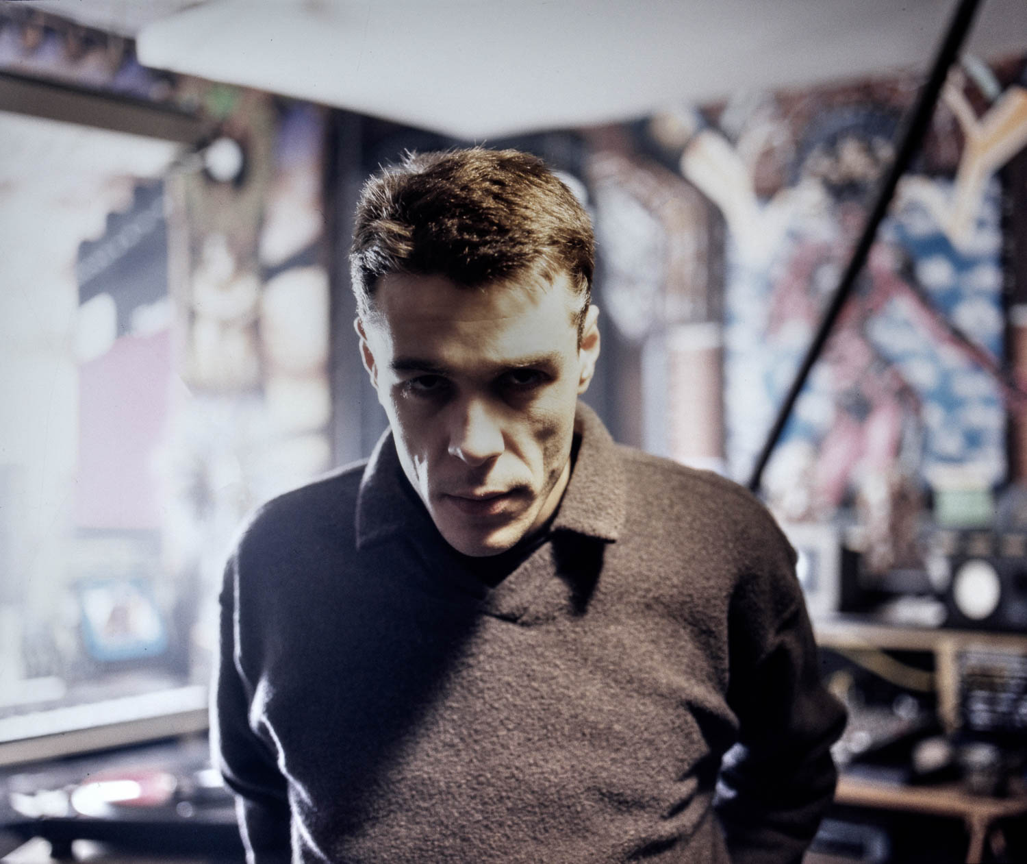 Nico in the Drum & bass studio of NO-U-TURN 1997